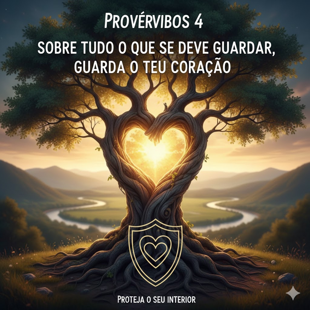 Muitas vezes, vivemos tão acelerados que nos esquecemos de uma verdade simples: tudo na nossa vida flui do coração. Por isso, Provérbios 4 é um dos capítulos mais profundos da Bíblia para quem deseja viver uma fé prática, forte e constante.