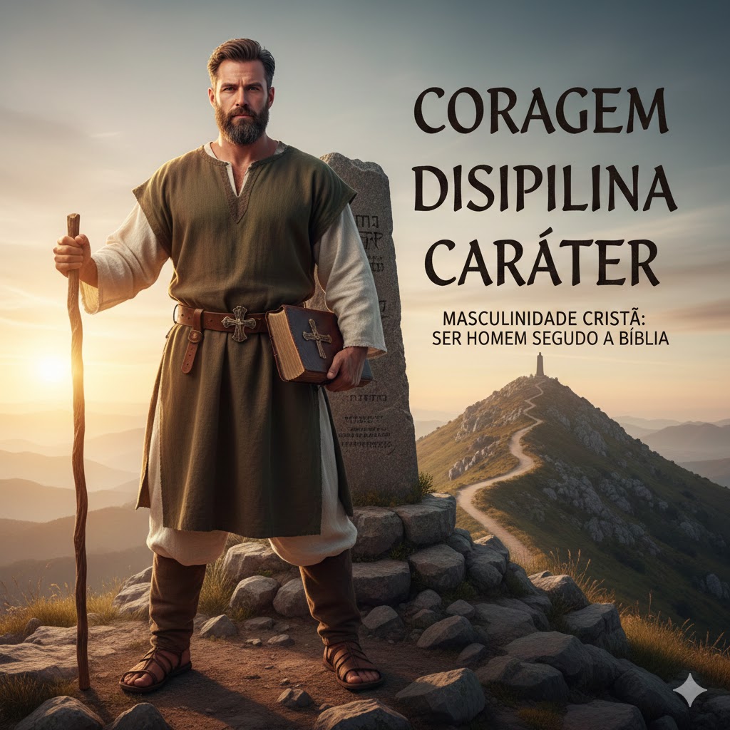 Masculinidade Cristã: Ser homem segundo a Bíblia coragem, disciplina e caráter
