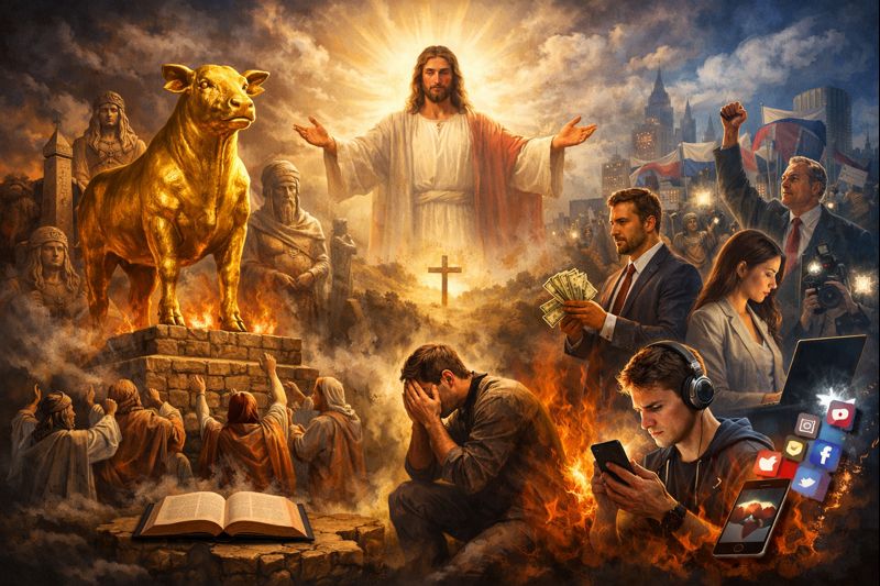 Entenda o que a Bíblia chama de idolatria, seus exemplos no Antigo e Novo Testamento, sinais na vida moderna e 7 passos práticos para evitá-la.