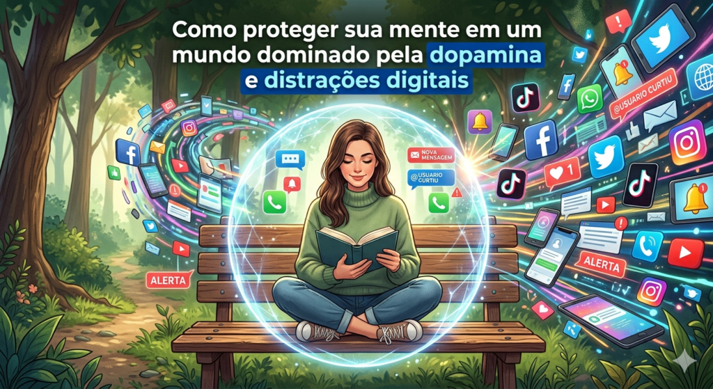 Como proteger sua mente em um mundo dominado pela dopamina e distrações digitais