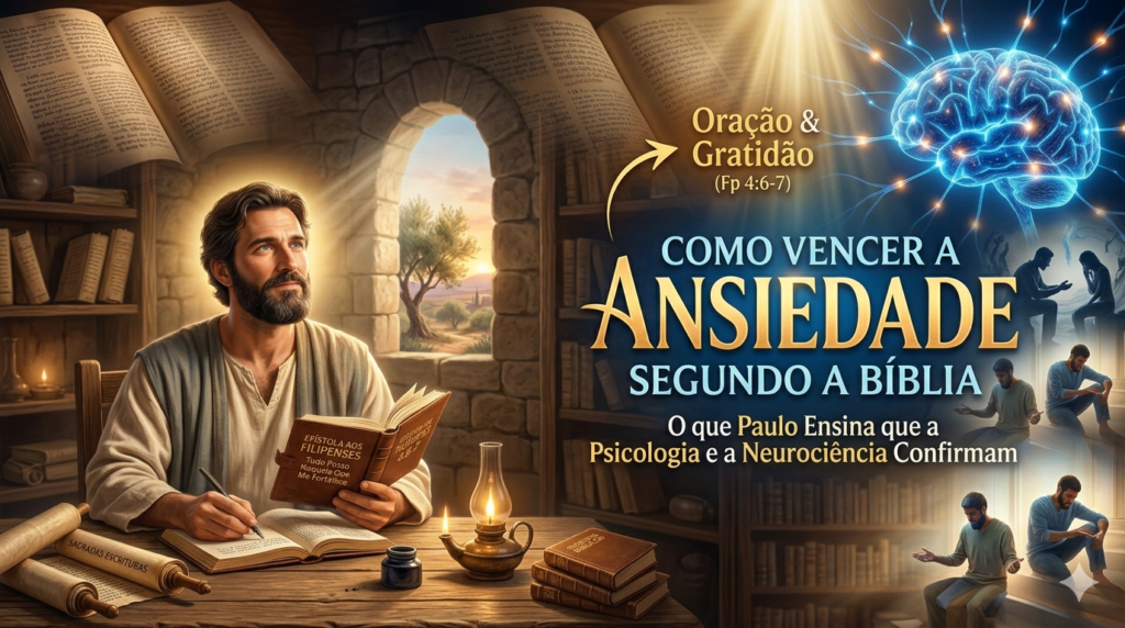 Como Vencer a Ansiedade Segundo a Bíblia: O que Paulo Ensina que a Psicologia e a Neurociência Confirmam